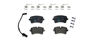 Hella Pagid Rear Disc Brake Pad Set - 4G0698451L